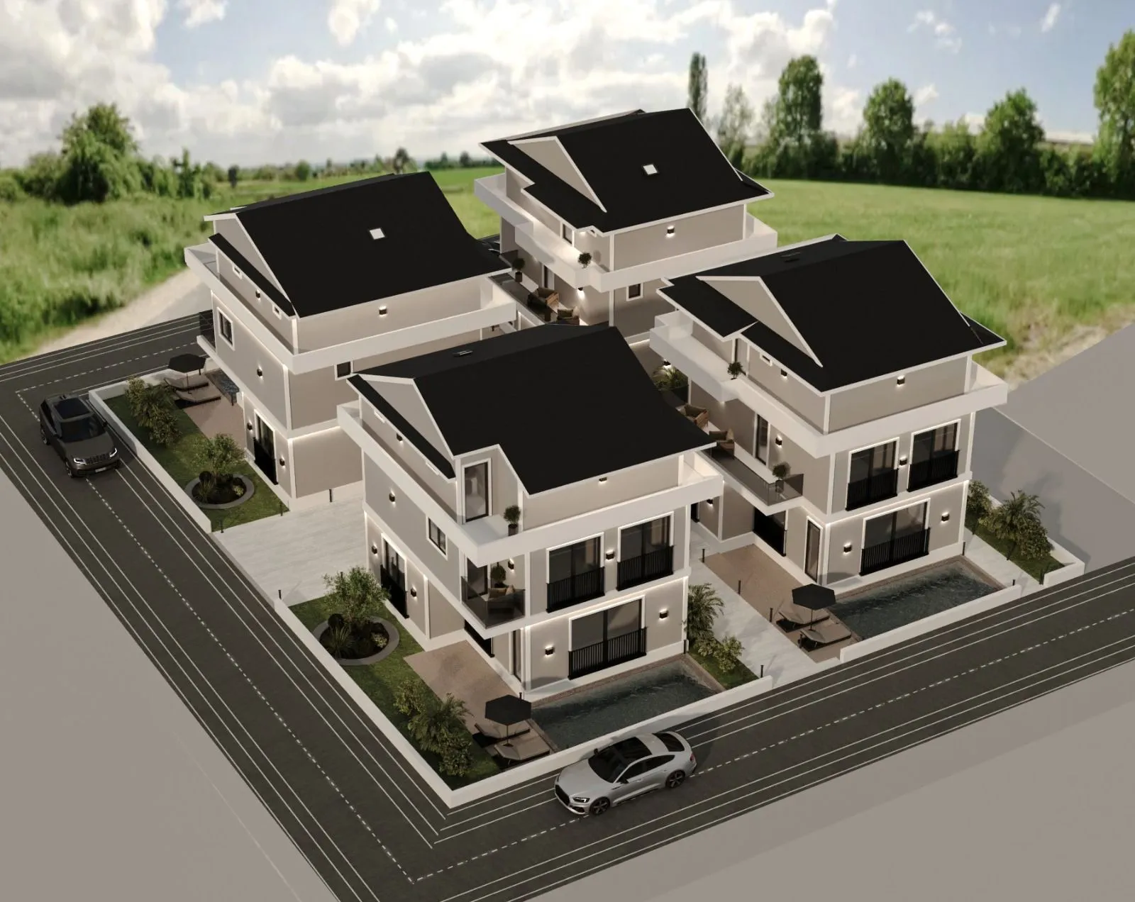 Fethiye Babataşında Detached 4+1 Villa with Pool in a Prestigious Location |||